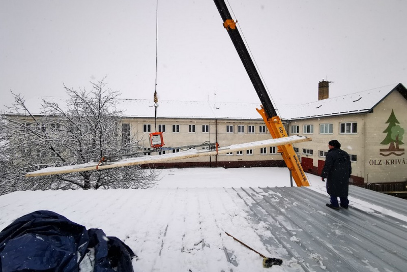  Projektovanie, výroba a montáž priemyselných projektov / Kriváň po požiari - foto