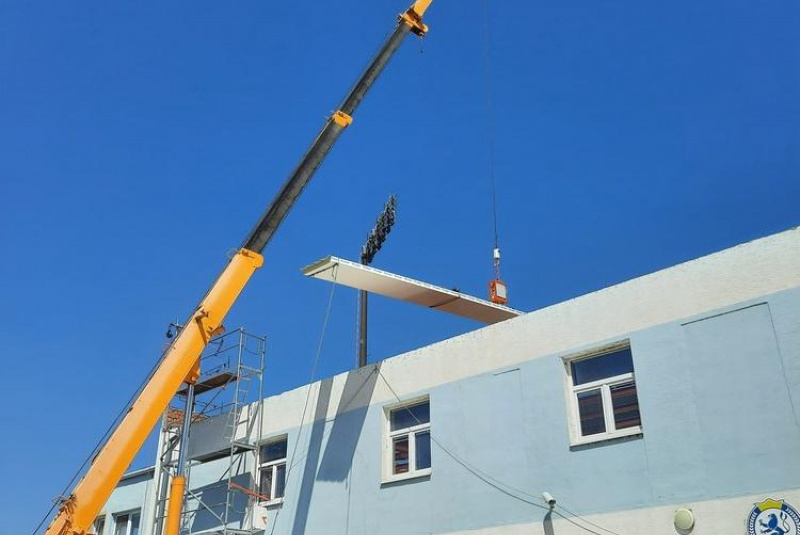  Opláštenie budov / Senec TELOCVIČŇA NTC - foto
