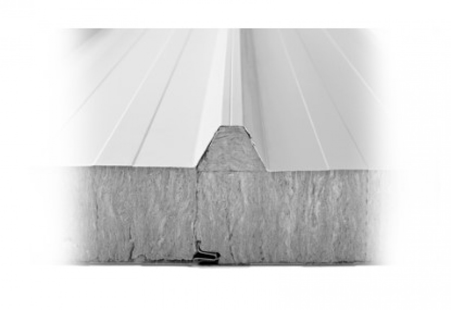 Minerálne panely / Strešný sendvičový panel MW Standard - foto