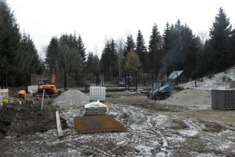  Zákazková výroba oceľových konštrukcii / Oceľová konštrukcia – Biatlonová Strelnica – Králiky - foto
