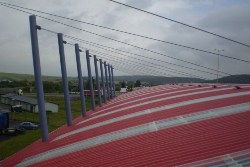  Opláštenie budov / Opláštenie strechy hraničného prechodu - Vyšné Nemecké - foto