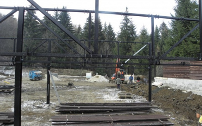 Oceľová konštrukcia – Biatlonová Strelnica – Králiky