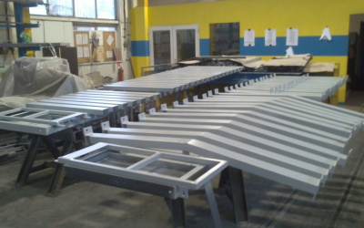 Oceľová konštrukcia – TRANSUNIT Strecha Betonárky