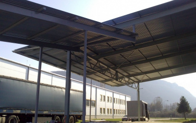 Oceľový prístrešok – Badinotti Rožňava