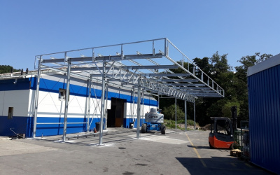 Rekonštrukcia haly KARTON s.r.o - Prievidza